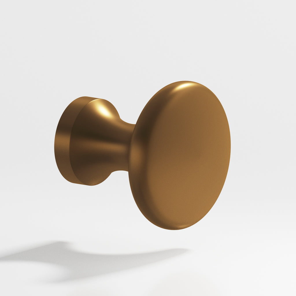 Colonial Bronze Series 115 .875" Round Cabinet Knob Matte Light Statuary Bronze / .875"