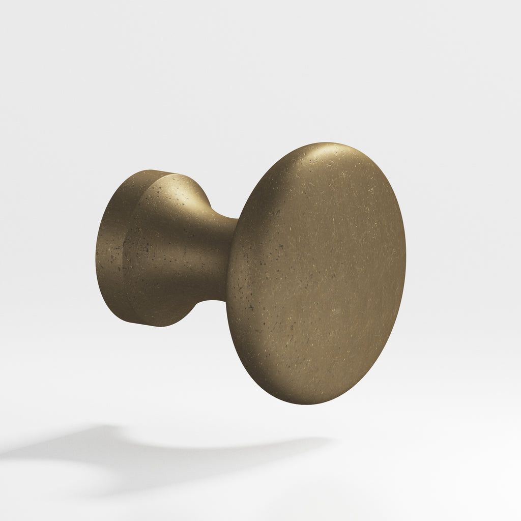 Colonial Bronze Series 115 .875" Round Cabinet Knob Distressed Oil Rubbed Bronze / .875"