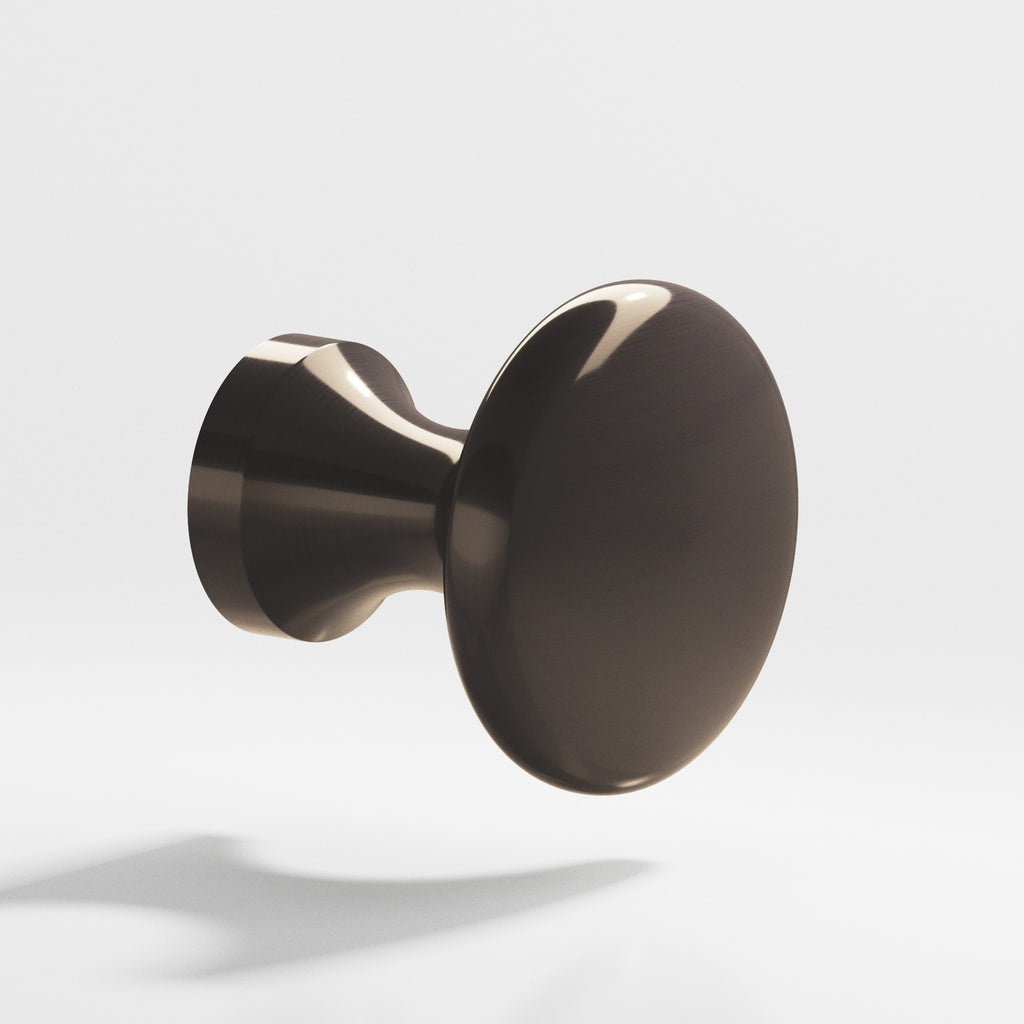 Colonial Bronze Series 115 .875" Round Cabinet Knob Dark Statuary Bronze / .875"