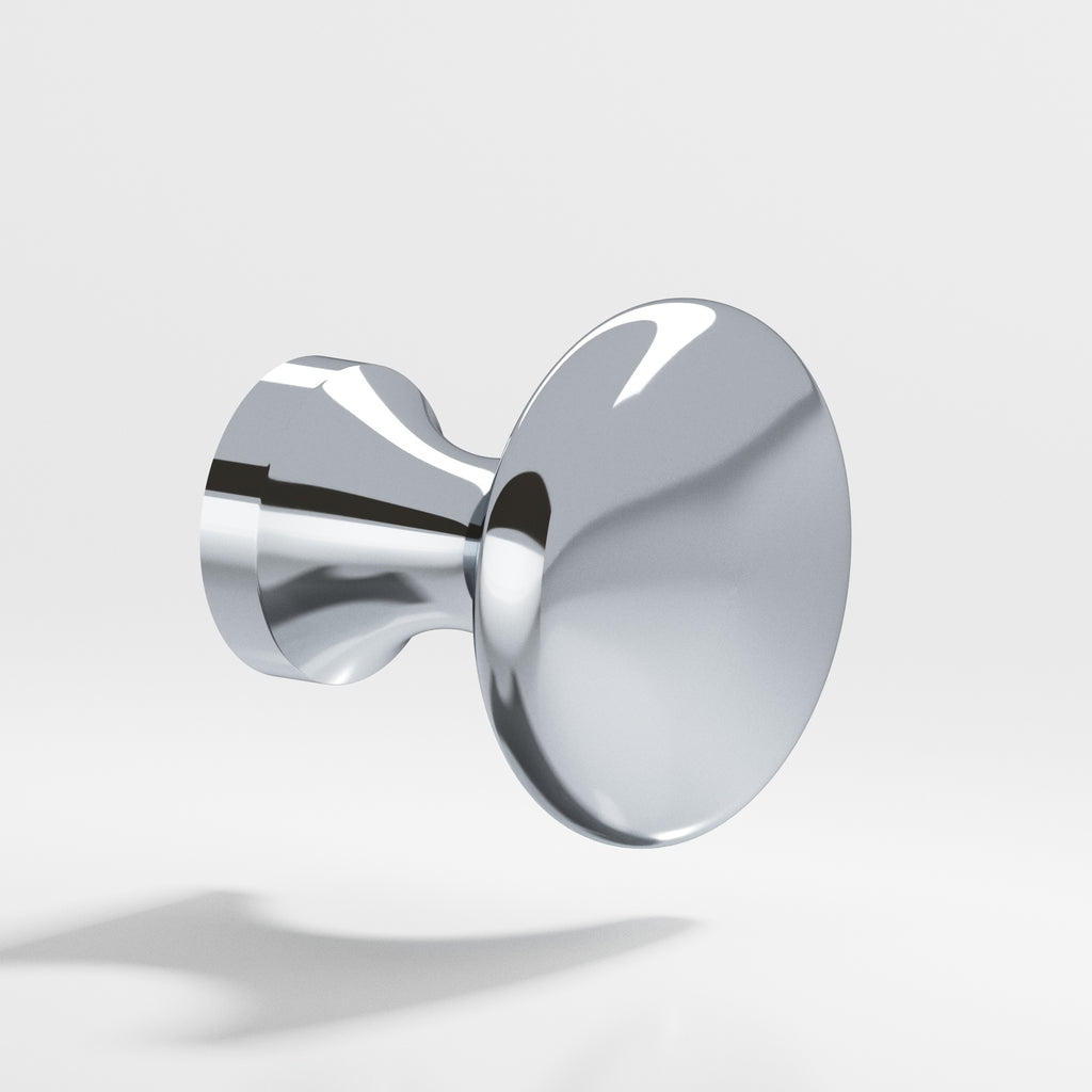 Colonial Bronze Series 116 1.125" Round Cabinet Knob Polished Chrome / 1.125"