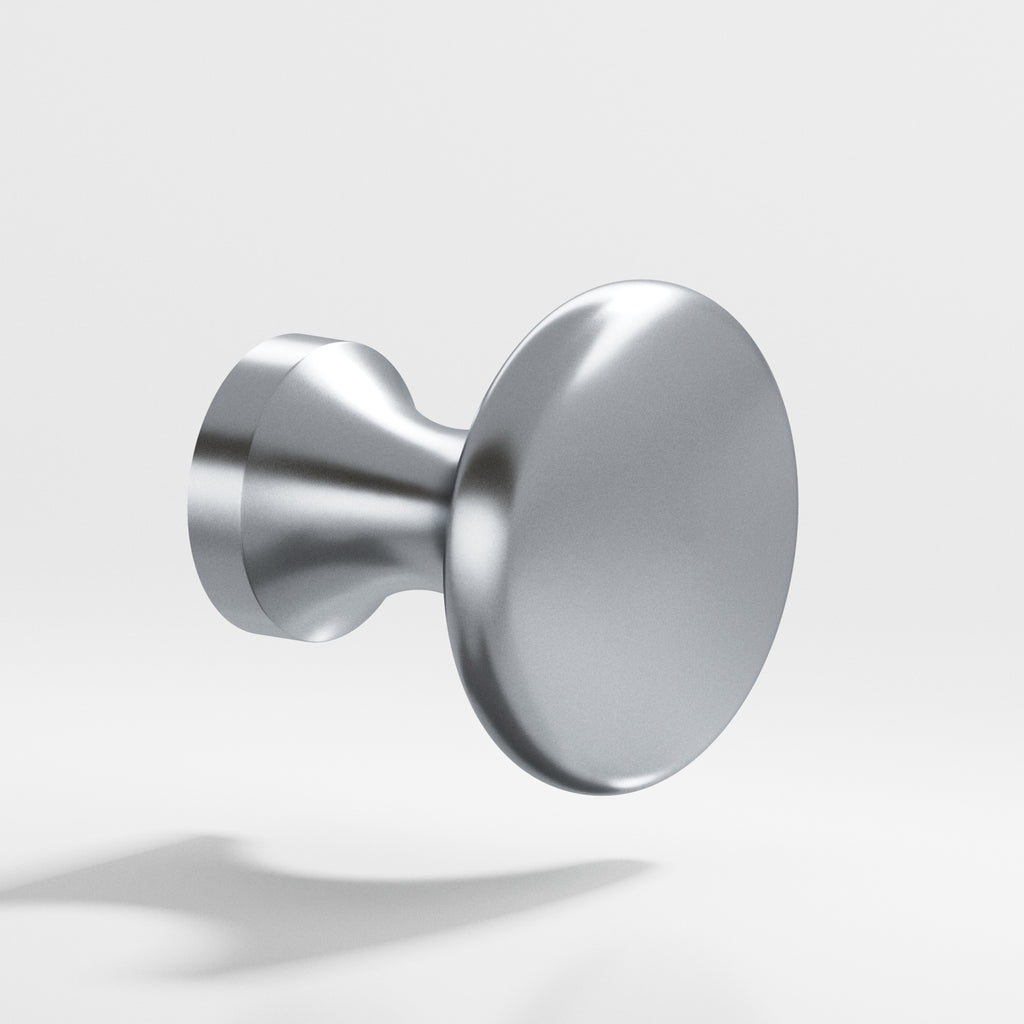 Colonial Bronze Series 115 .875" Round Cabinet Knob Satin Chrome / .875"