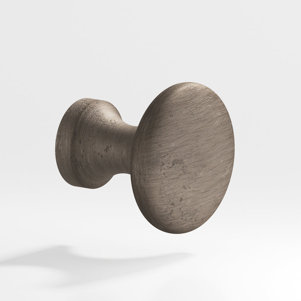 Colonial Bronze Series 115 .875" Round Cabinet Knob Distressed Pewter / .875"