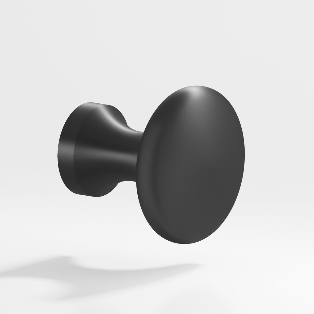 Colonial Bronze Series 115 .875" Round Cabinet Knob Matte Graphite / .875"
