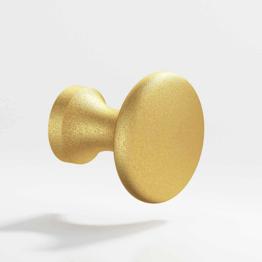 Colonial Bronze Series 115 .875" Round Cabinet Knob Frost Brass™ / .875"