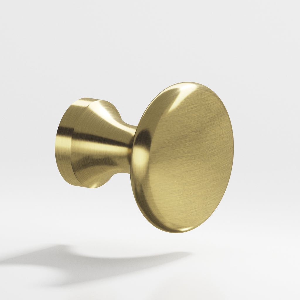 Colonial Bronze Series 115 .875" Round Cabinet Knob Antique Brass / .875"