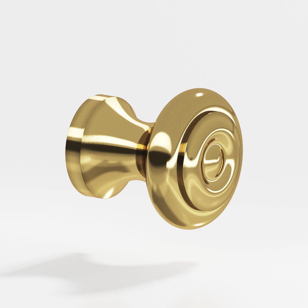 Colonial Bronze Series 150 1.5" Round Cabinet Knob Back-To-Back Shower Kit Antique Bronze / 1.5"