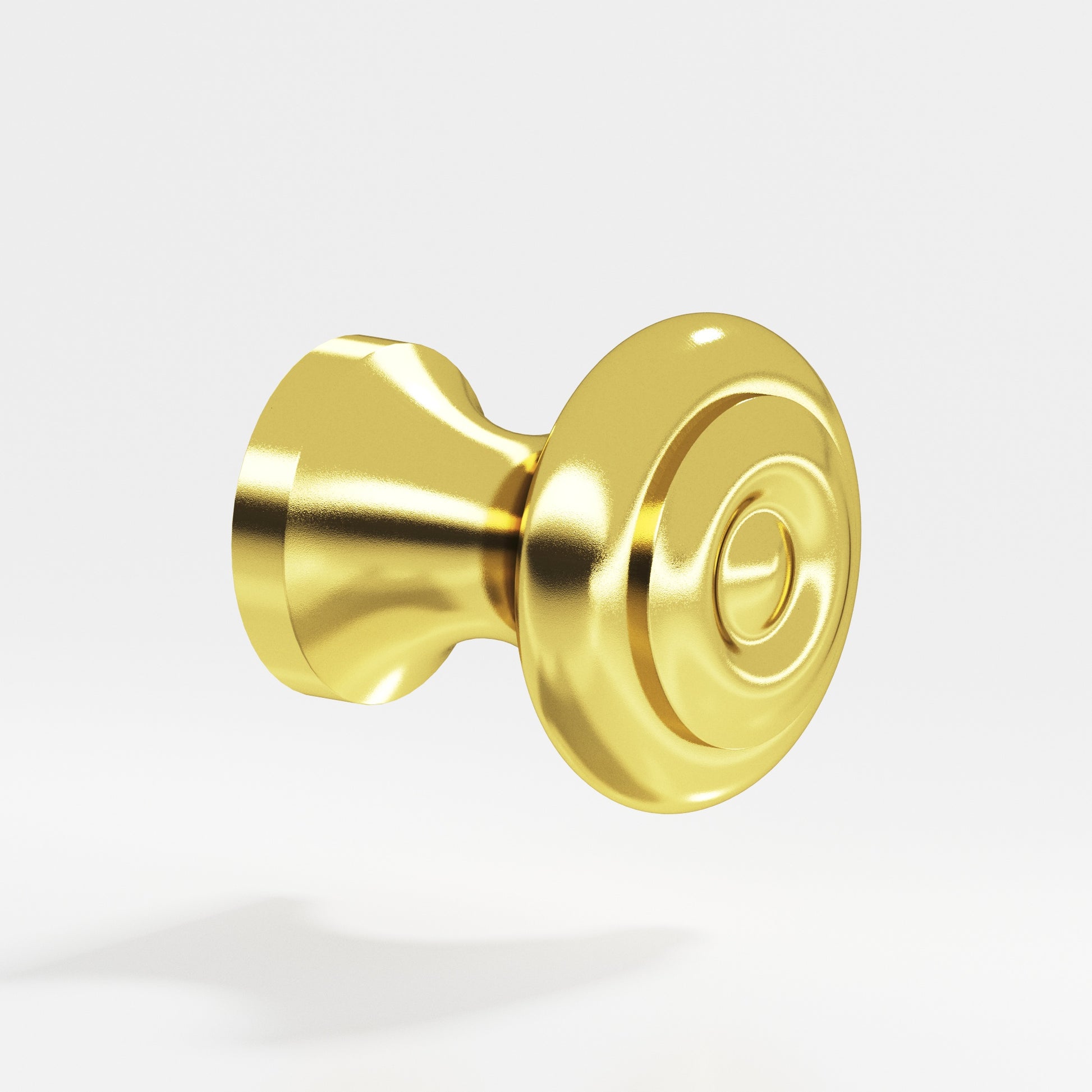Colonial Bronze Series 150 1.5" Round Cabinet Knob Back-To-Back Shower Kit French Gold / 1.5"