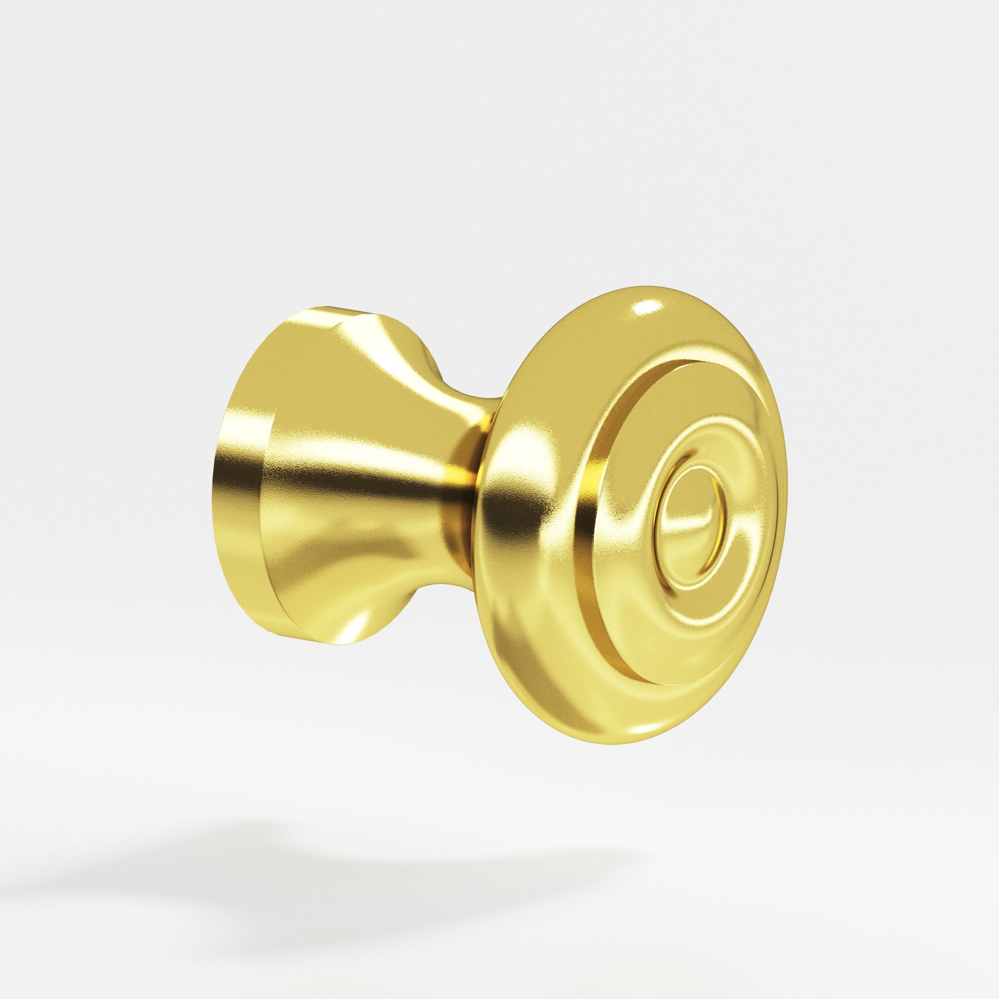 Colonial Bronze Series 150 1.5" Round Cabinet Knob Back-To-Back Shower Kit French Gold / 1.5"