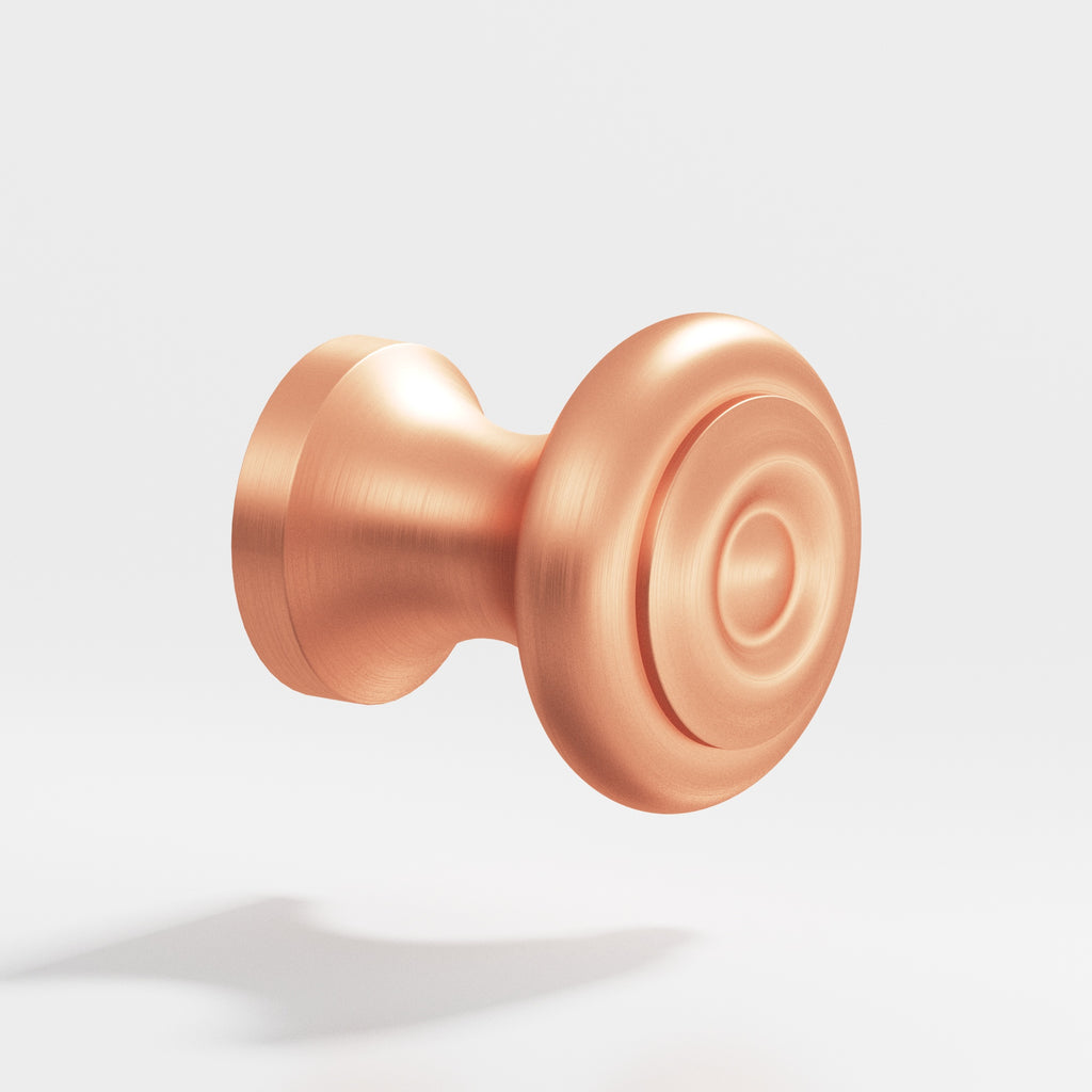 Colonial Bronze Series 139 1.125" Round Cabinet Knob Matte Satin Copper / 1.125"