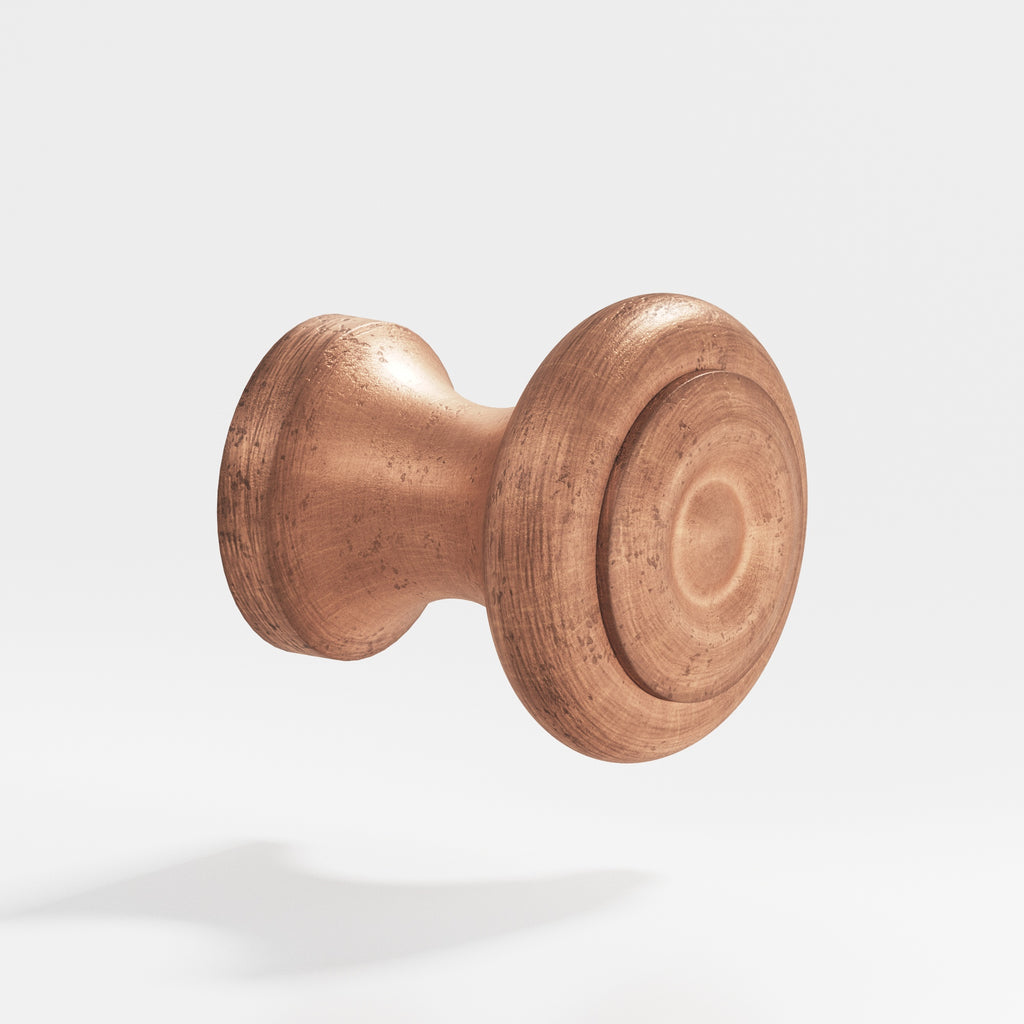 Colonial Bronze Series 139 1.125" Round Cabinet Knob Distressed Antique Copper / 1.125"