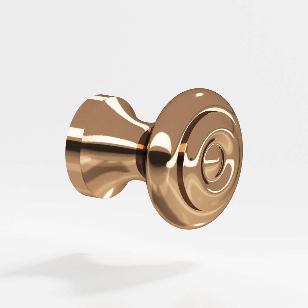 Colonial Bronze Series 119 .625" Round Cabinet Knob Polished Bronze / .625"