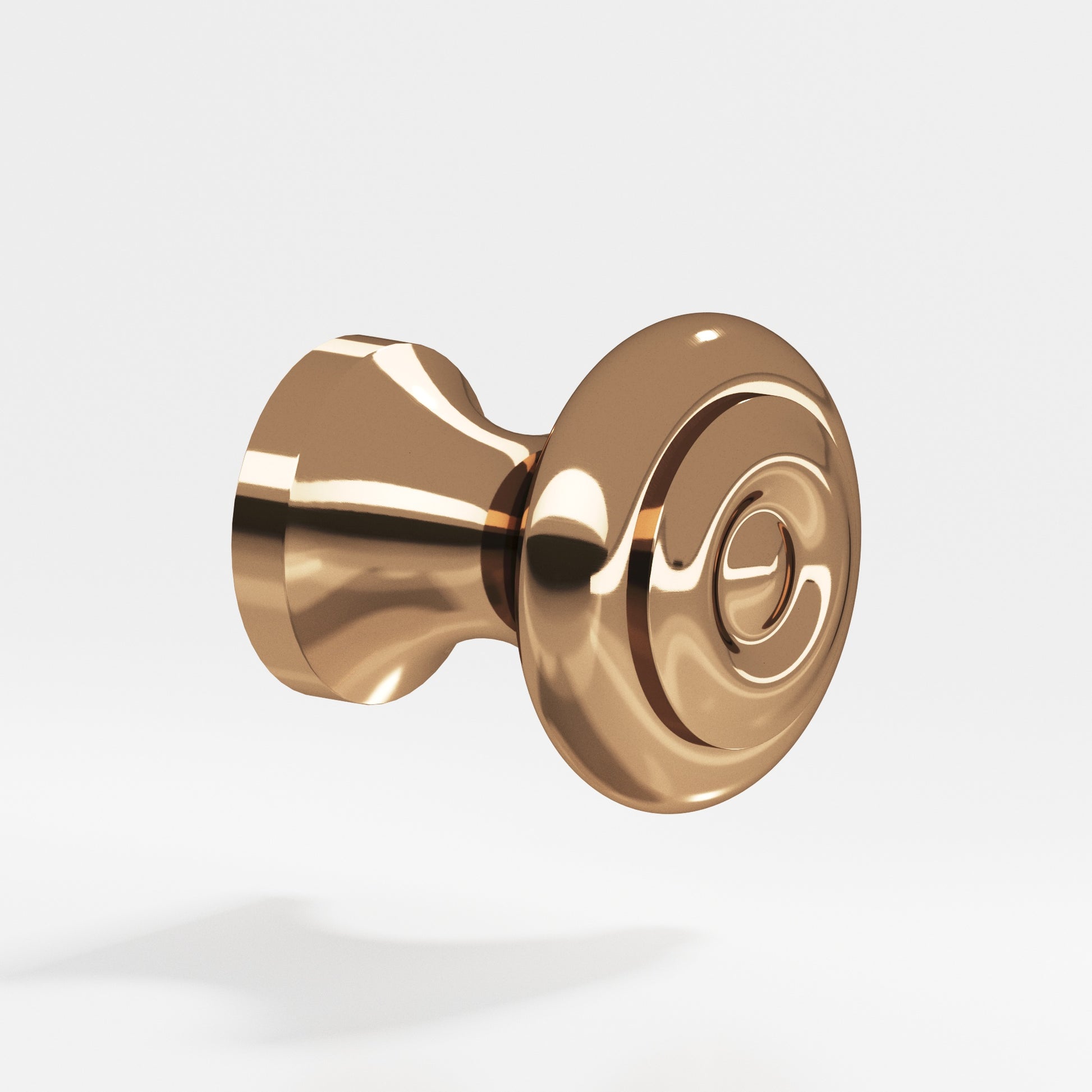 Colonial Bronze Series 129 .875" Round Cabinet Knob Polished Bronze / .875"