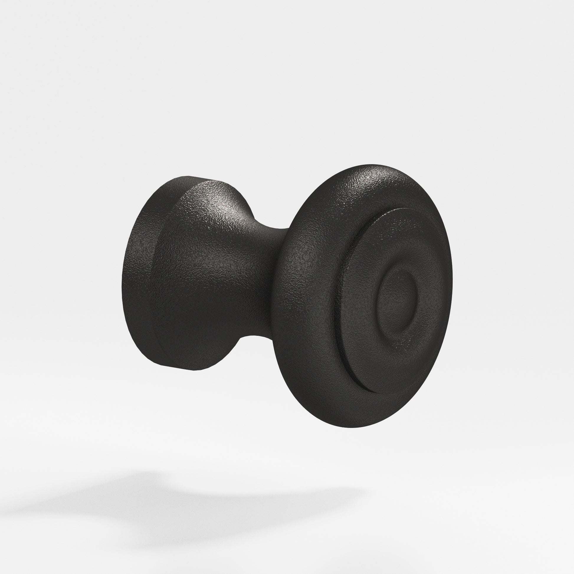 Colonial Bronze Series 150 1.5" Round Cabinet Knob Back-To-Back Shower Kit Frost Black™ / 1.5"