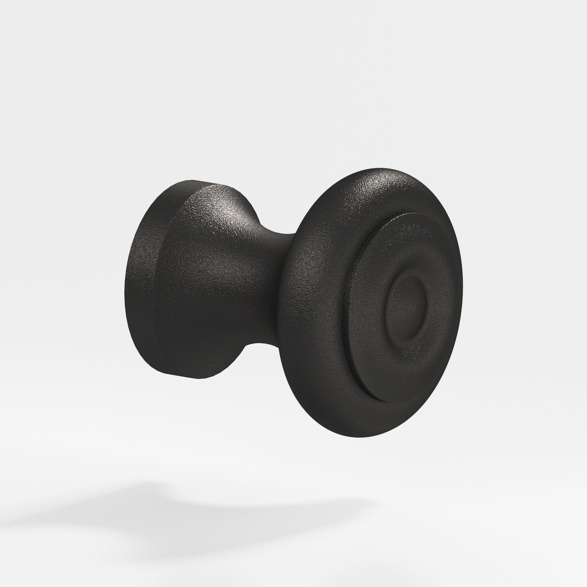 Colonial Bronze Series 139 1.125" Round Cabinet Knob Frost Black™ / 1.125"