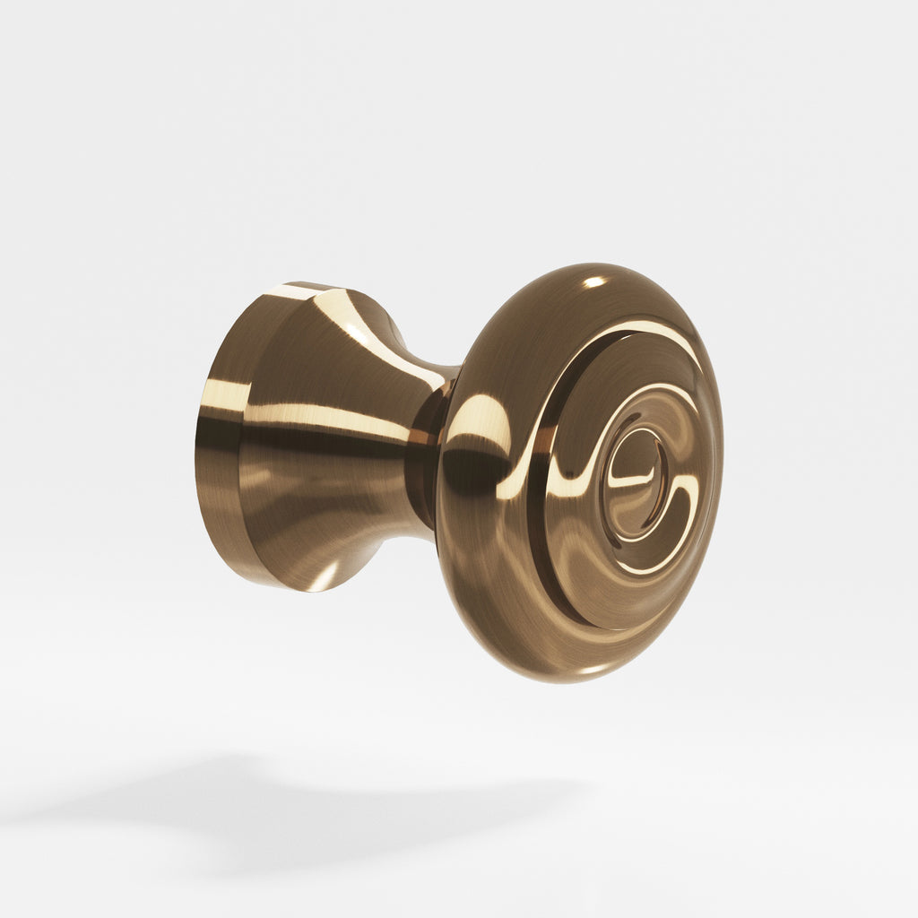 Colonial Bronze Series 139 1.125" Round Cabinet Knob Light Statuary Bronze / 1.125"
