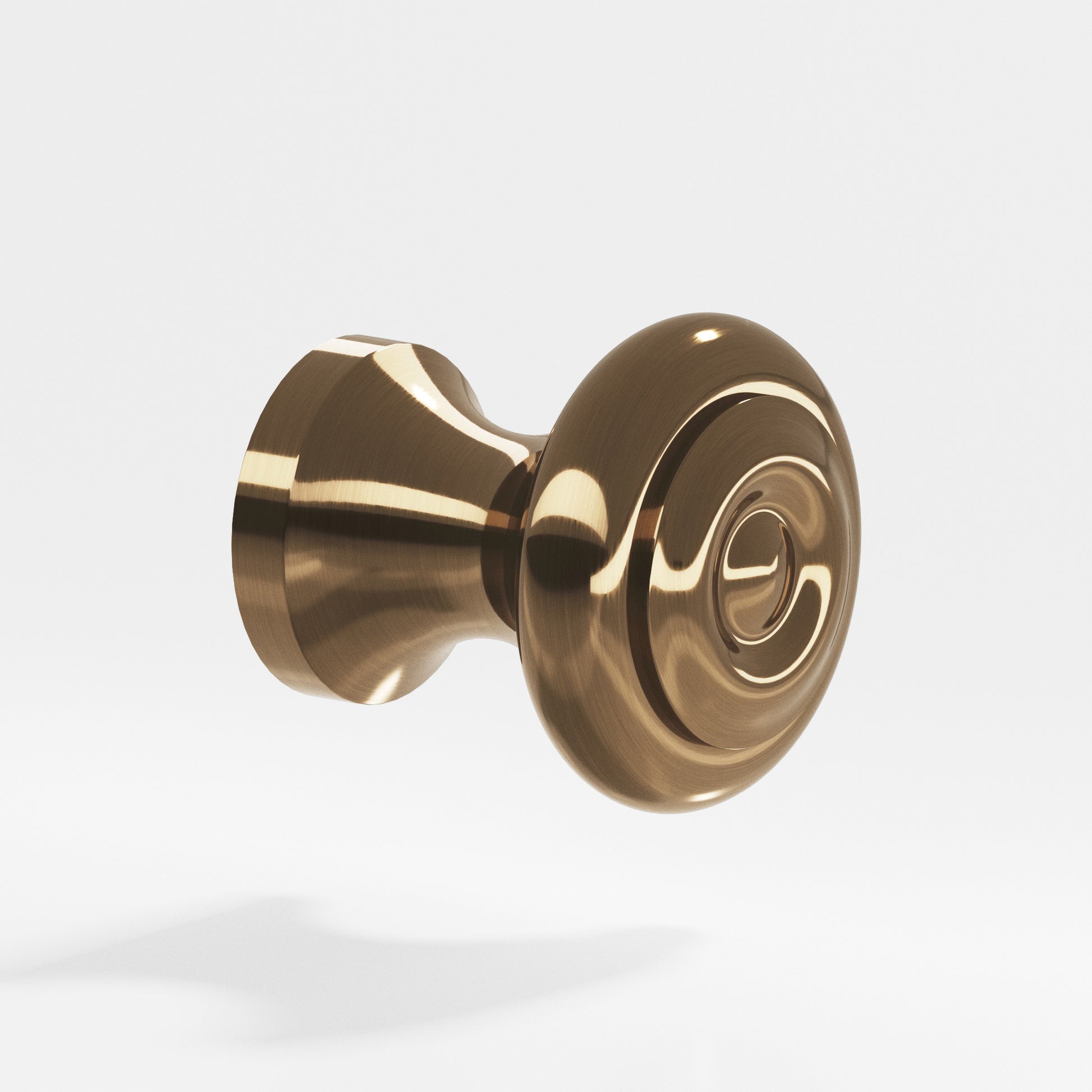 Colonial Bronze Series 150 1.5" Round Cabinet Knob Back-To-Back Shower Kit Light Statuary Bronze / 1.5"