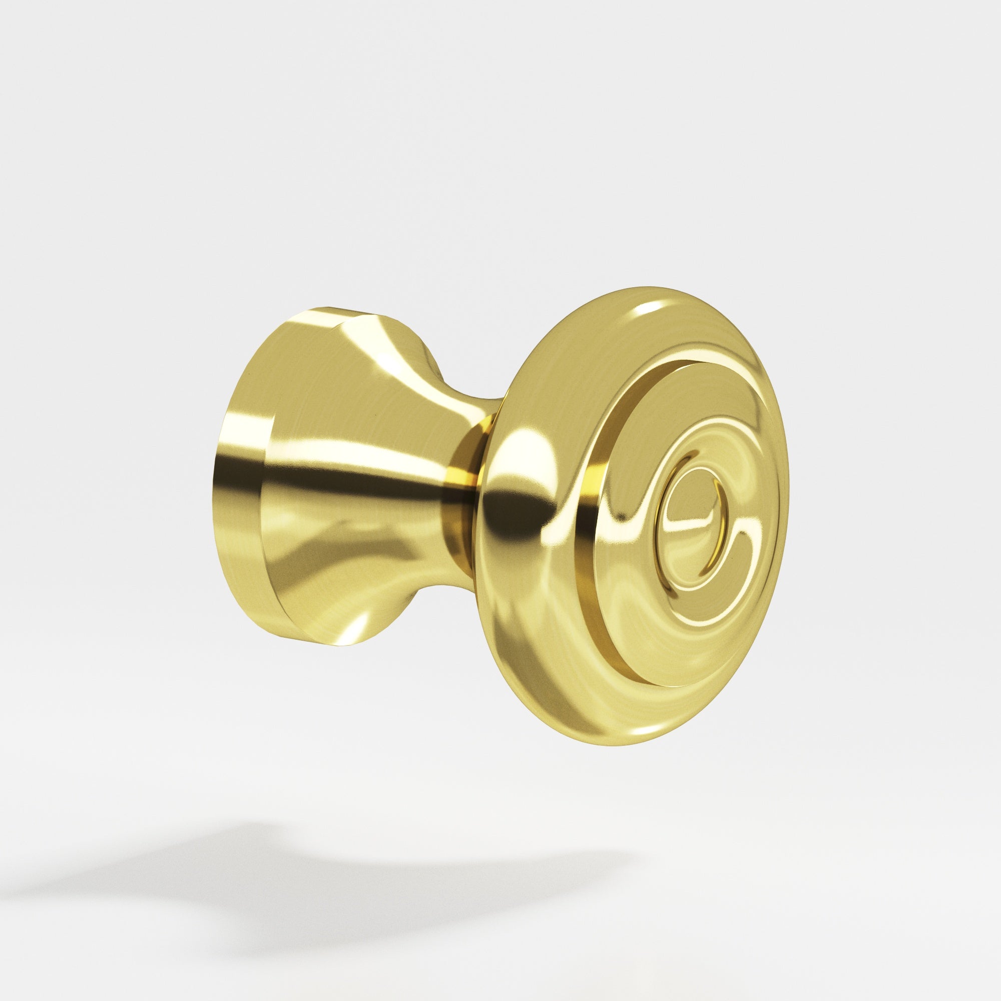 Colonial Bronze Series 119 .625" Round Cabinet Knob Unlacquered Polished Brass / .625"