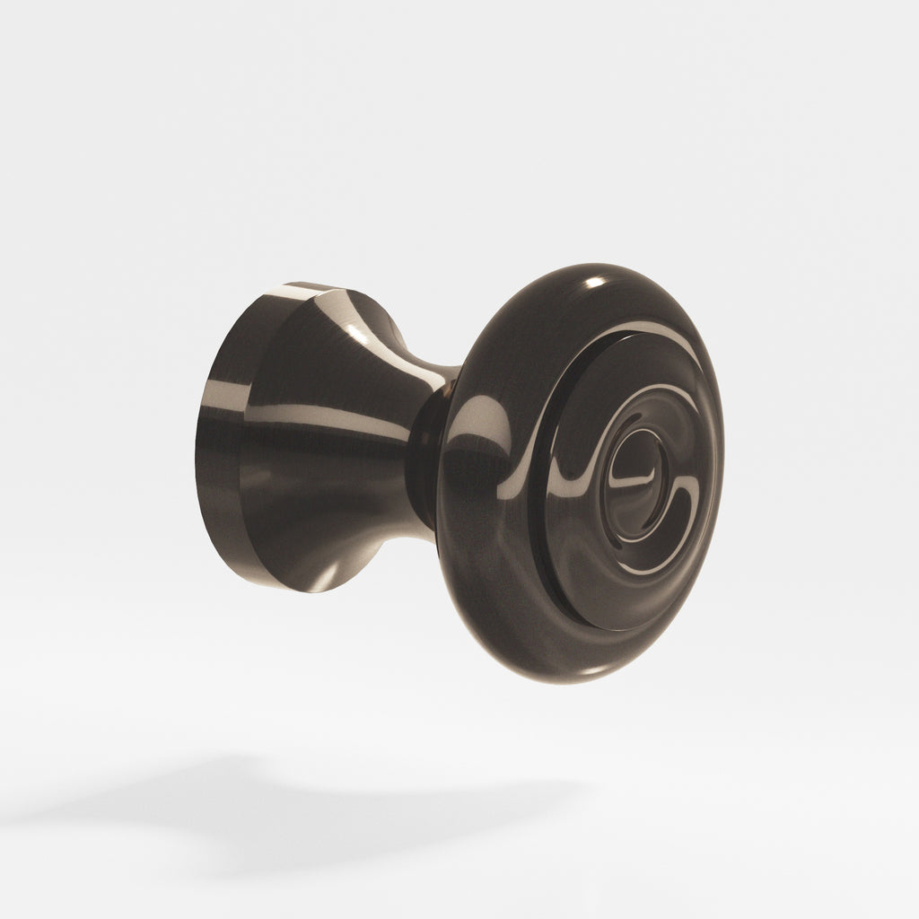 Colonial Bronze Series 139 1.125" Round Cabinet Knob Dark Statuary Bronze / 1.125"