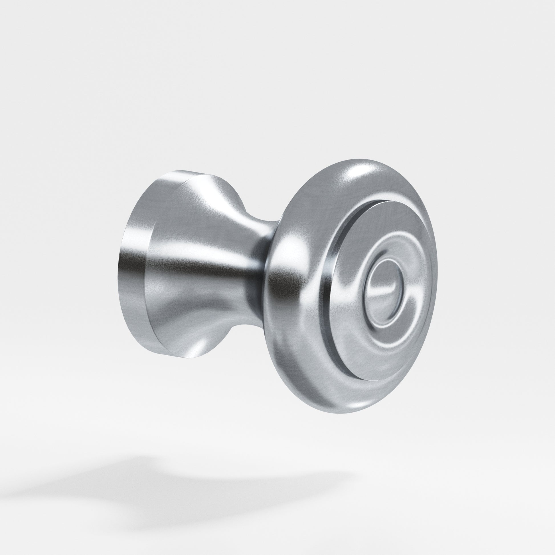 Colonial Bronze Series 150 1.5" Round Cabinet Knob Back-To-Back Shower Kit Satin Chrome / 1.5"