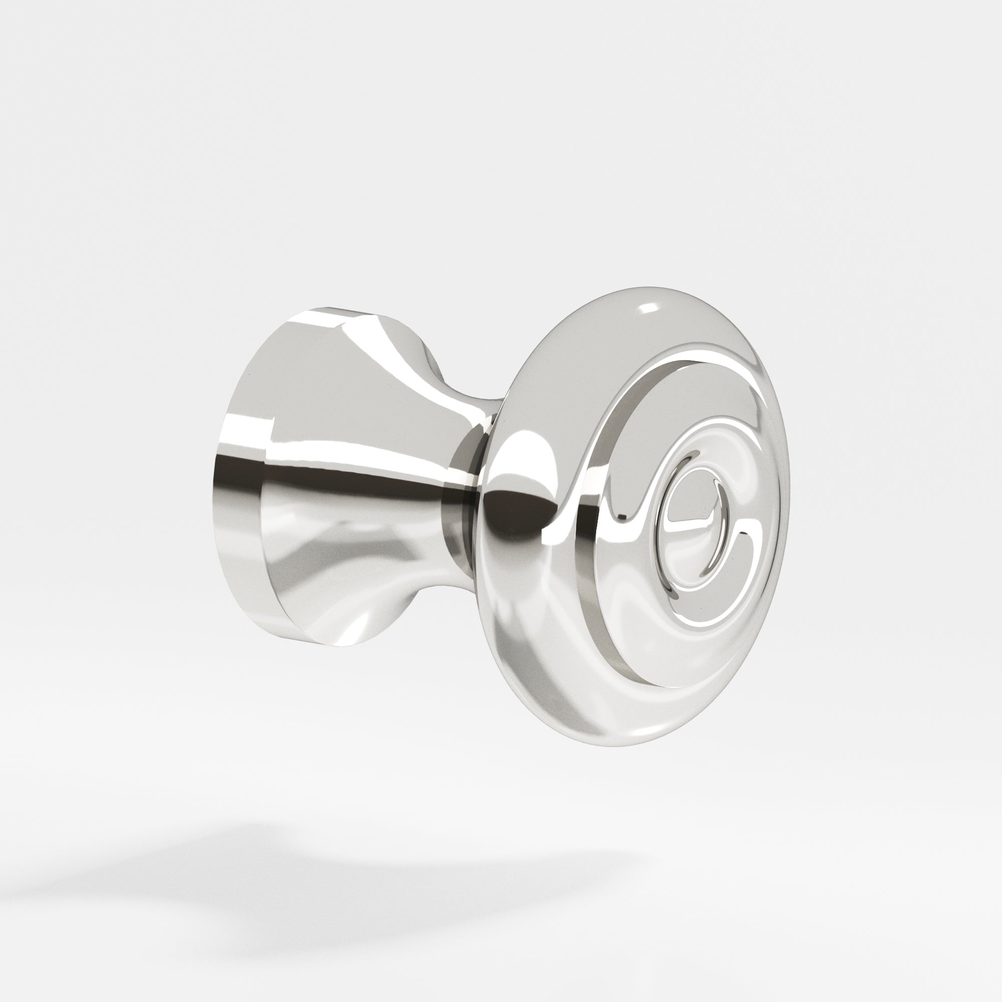 Colonial Bronze Series 150 1.5" Round Cabinet Knob Back-To-Back Shower Kit Polished Nickel / 1.5"