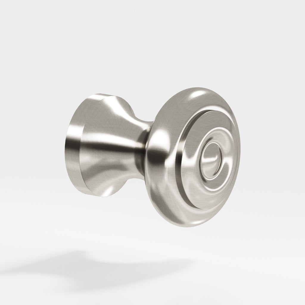 Colonial Bronze Series 139 1.125" Round Cabinet Knob Satin Nickel / 1.125"