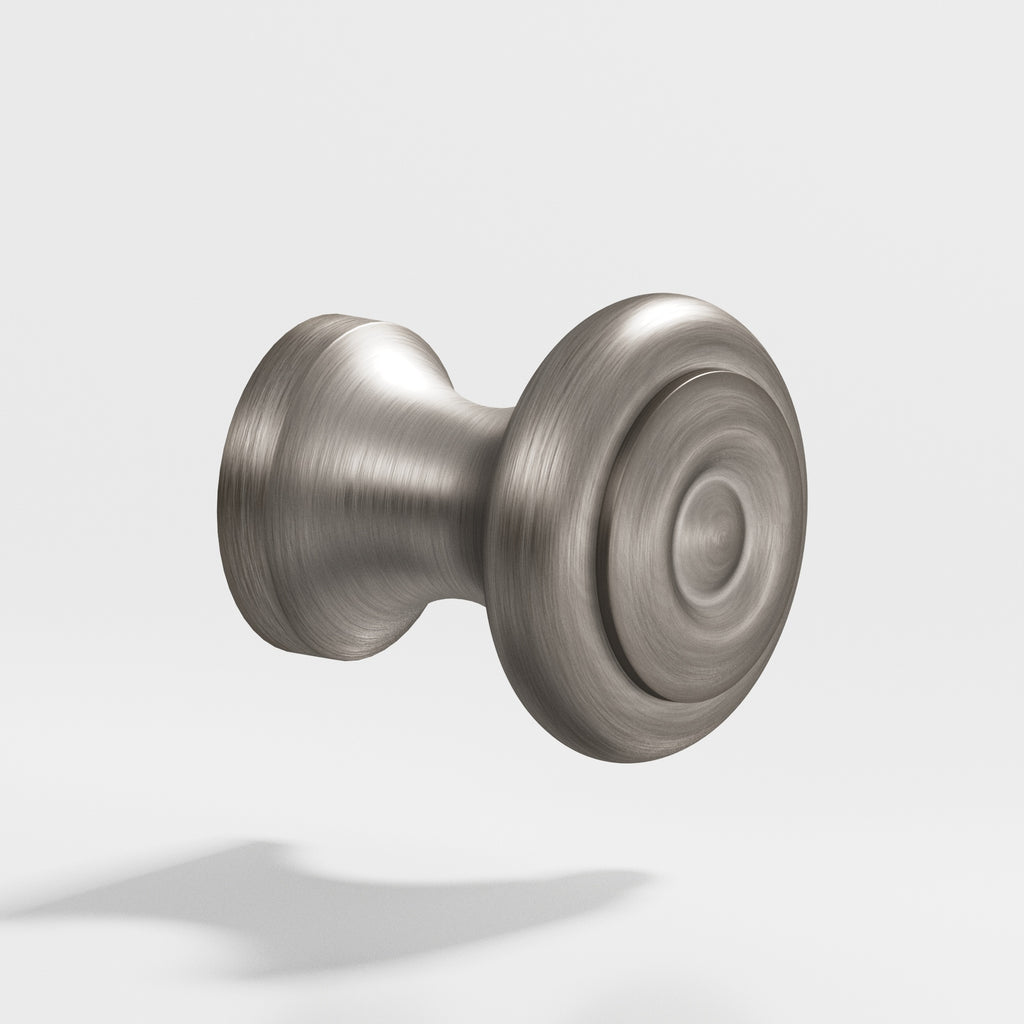 Colonial Bronze Series 139 1.125" Round Cabinet Knob Pewter / 1.125"