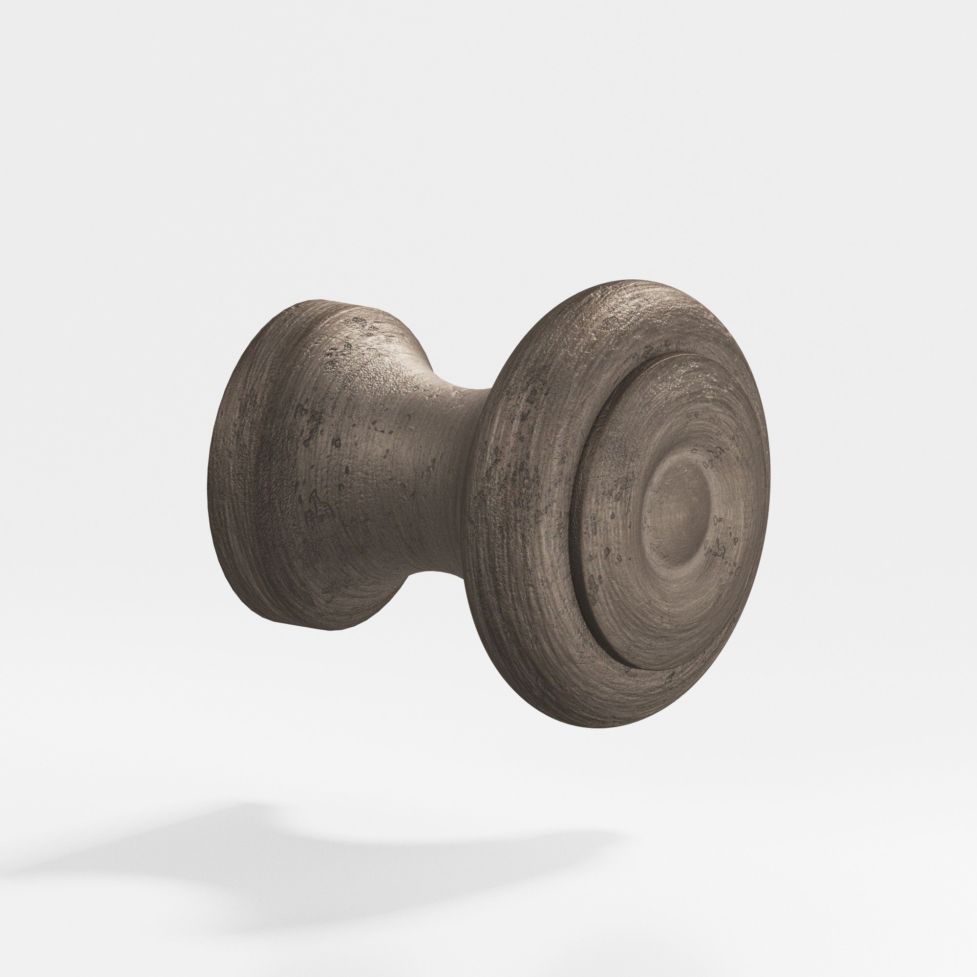 Colonial Bronze Series 150 1.5" Round Cabinet Knob Back-To-Back Shower Kit Distressed Pewter / 1.5"