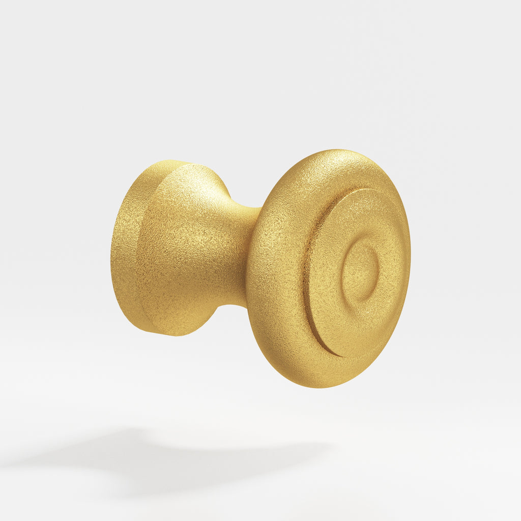 Colonial Bronze Series 139 1.125" Round Cabinet Knob Frost Brass™ / 1.125"