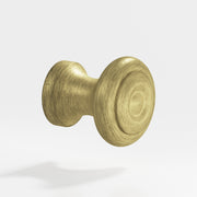 Colonial Bronze Series 139 1.125" Round Cabinet Knob Distressed Antique Brass / 1.125"