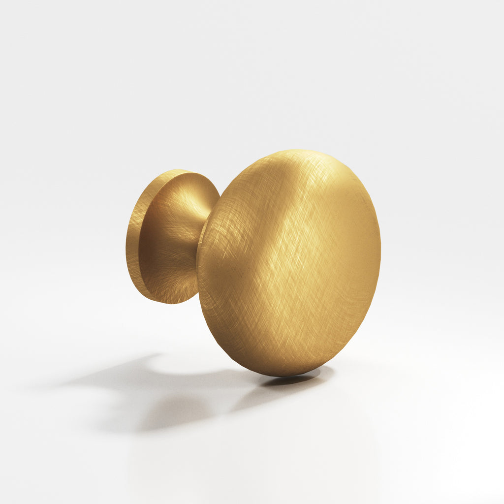 Colonial Bronze Series 190 .75" Round Cabinet Knob Weathered Brass / .75"