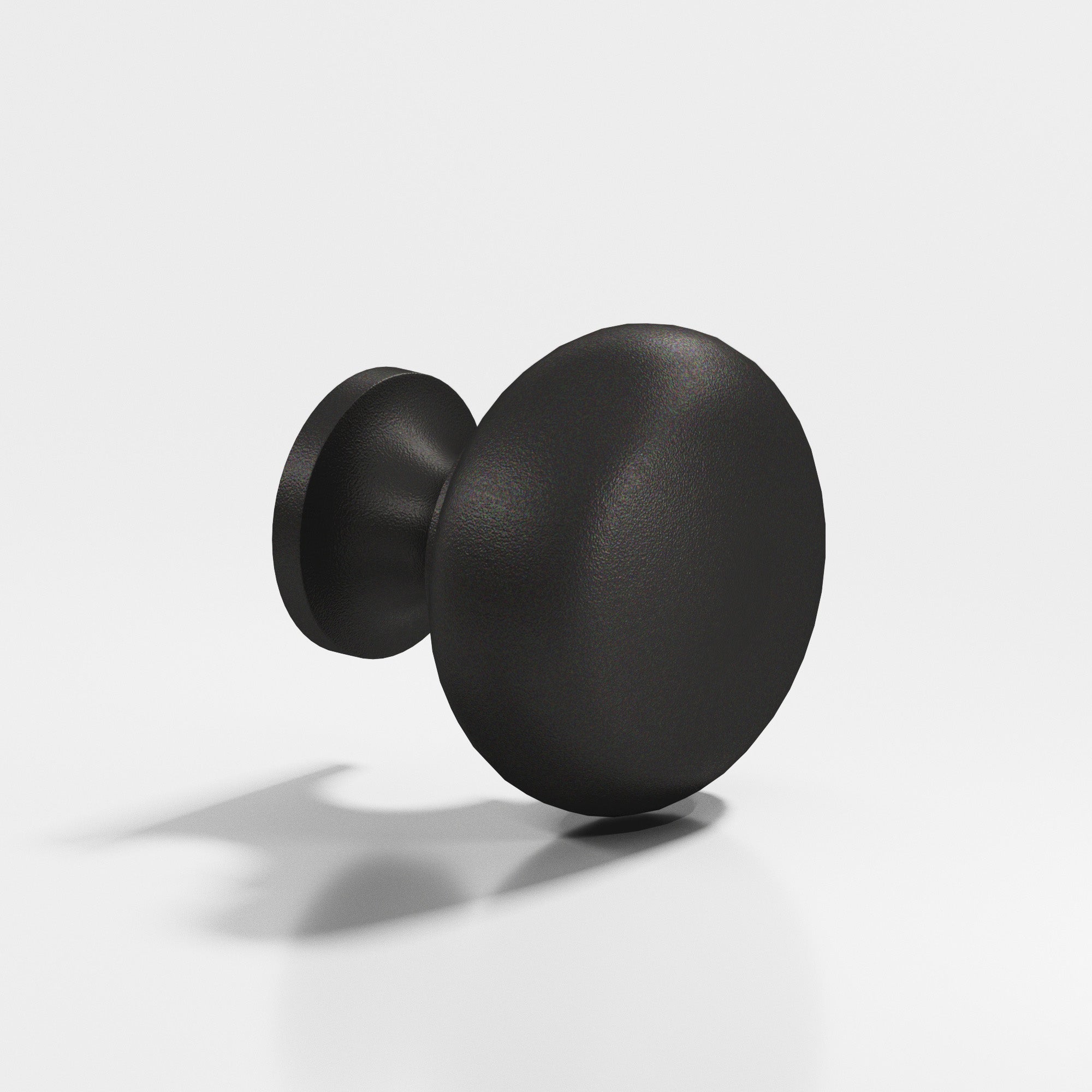 Colonial Bronze Series 190 .75" Round Cabinet Knob Frost Black™ / .75"