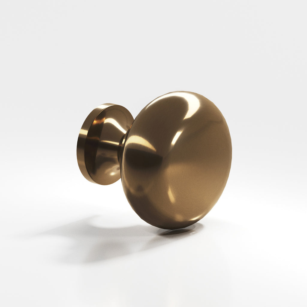 Colonial Bronze Series 193 1.5" Round Cabinet Knob Back-To-Back Shower Kit Light Statuary Bronze / 1.5"