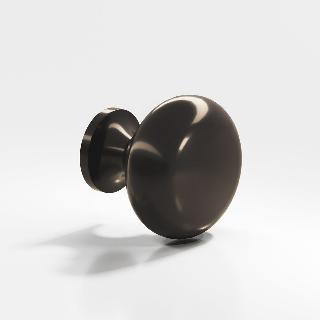 Colonial Bronze Series 190 .75" Round Cabinet Knob Dark Statuary Bronze / .75"