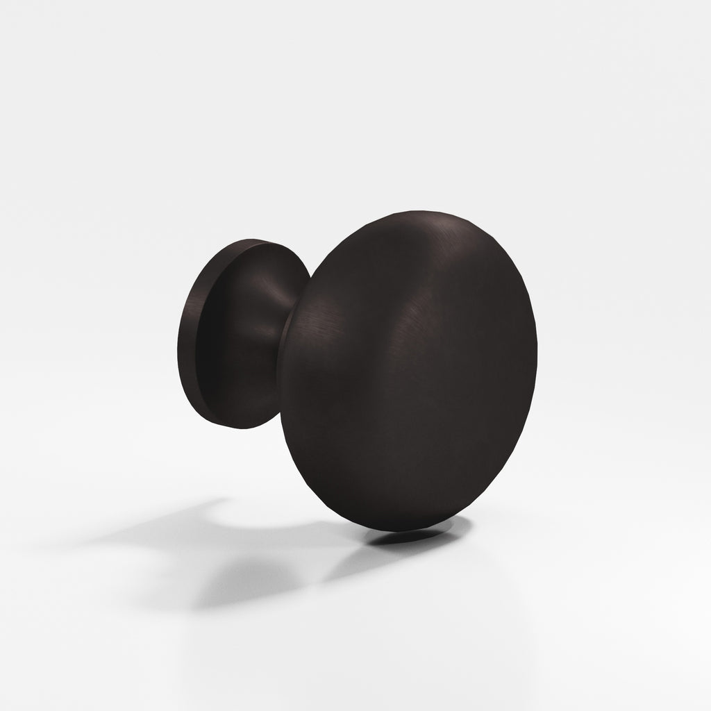 Colonial Bronze Series 190 .75" Round Cabinet Knob Matte Dark Statuary Bronze / .75"