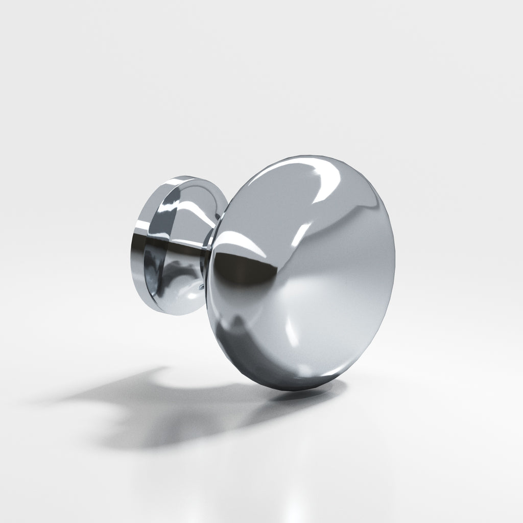 Colonial Bronze Series 190 .75" Round Cabinet Knob Polished Chrome / .75"