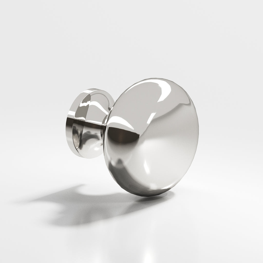 Colonial Bronze Series 193 1.5" Round Cabinet Knob Back-To-Back Shower Kit Polished Nickel / 1.5"
