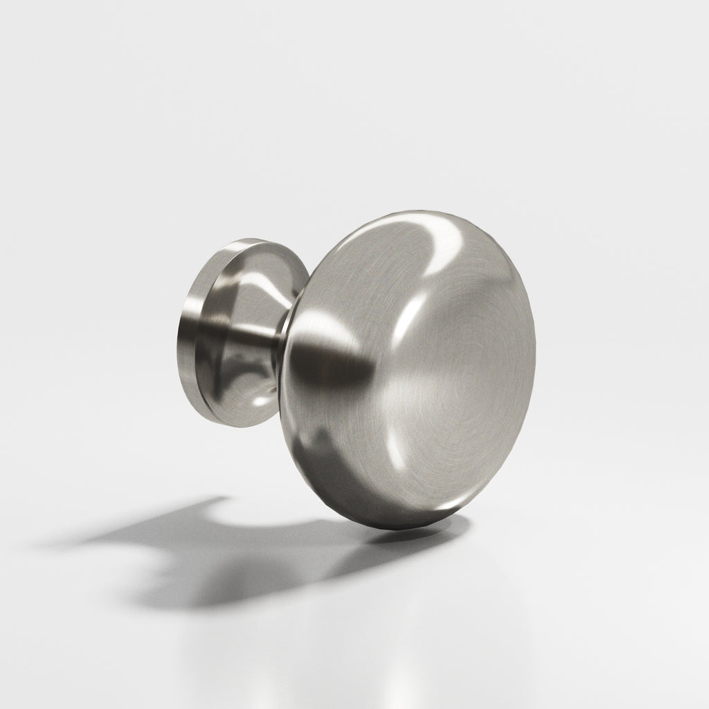 Colonial Bronze Series 190 .75" Round Cabinet Knob Satin Nickel / .75"