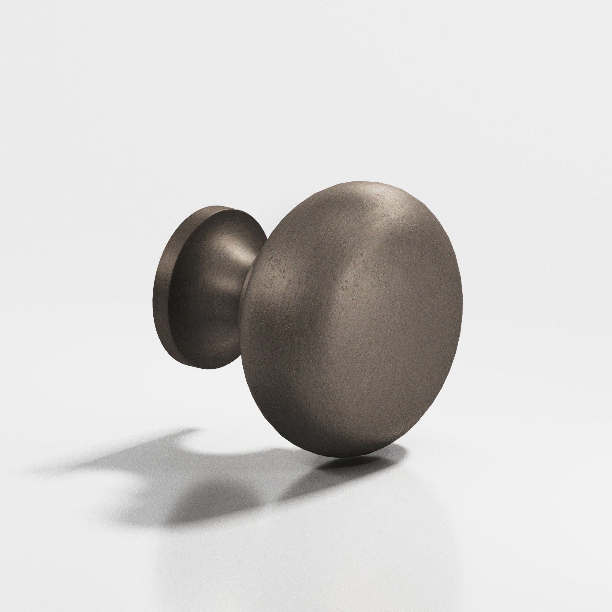 Colonial Bronze Series 193 1.5" Round Cabinet Knob Back-To-Back Shower Kit Distressed Pewter / 1.5"
