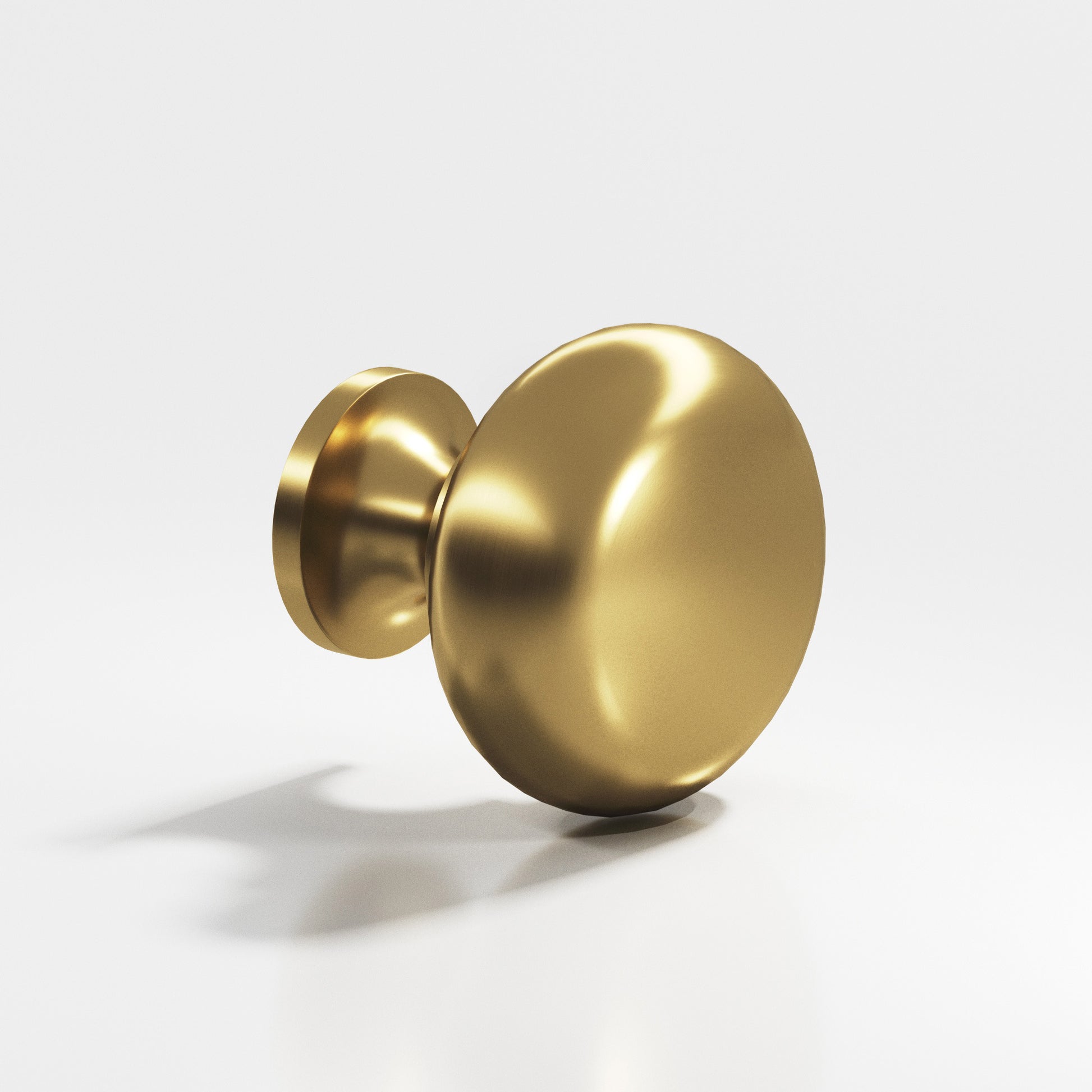 Colonial Bronze Series 190 .75" Round Cabinet Knob Unlacquered Satin Brass / .75"
