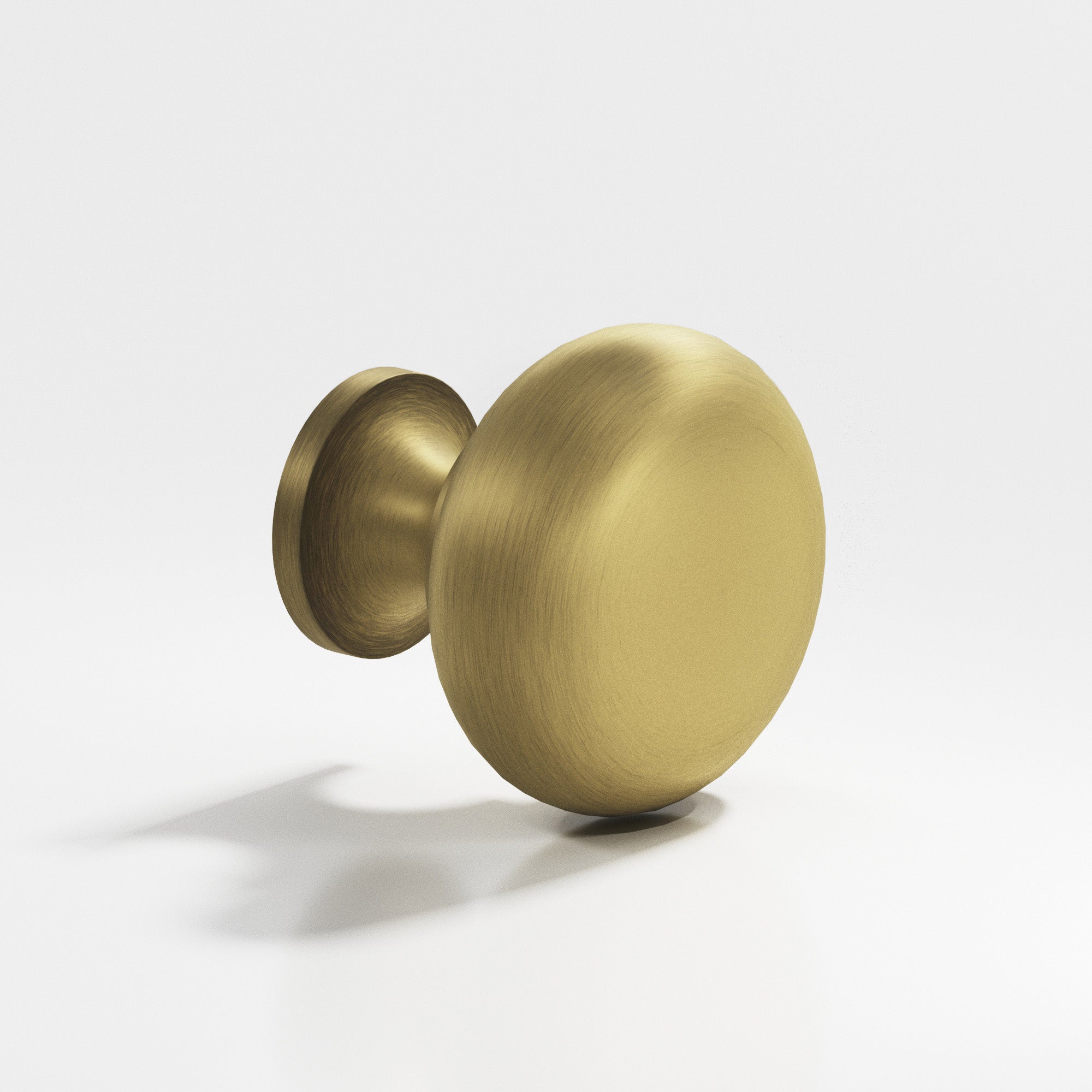 Colonial Bronze Series 192 1.25" Round Cabinet Knob Back-To-Back Shower Kit Matte Antique Satin Brass / 1.25"