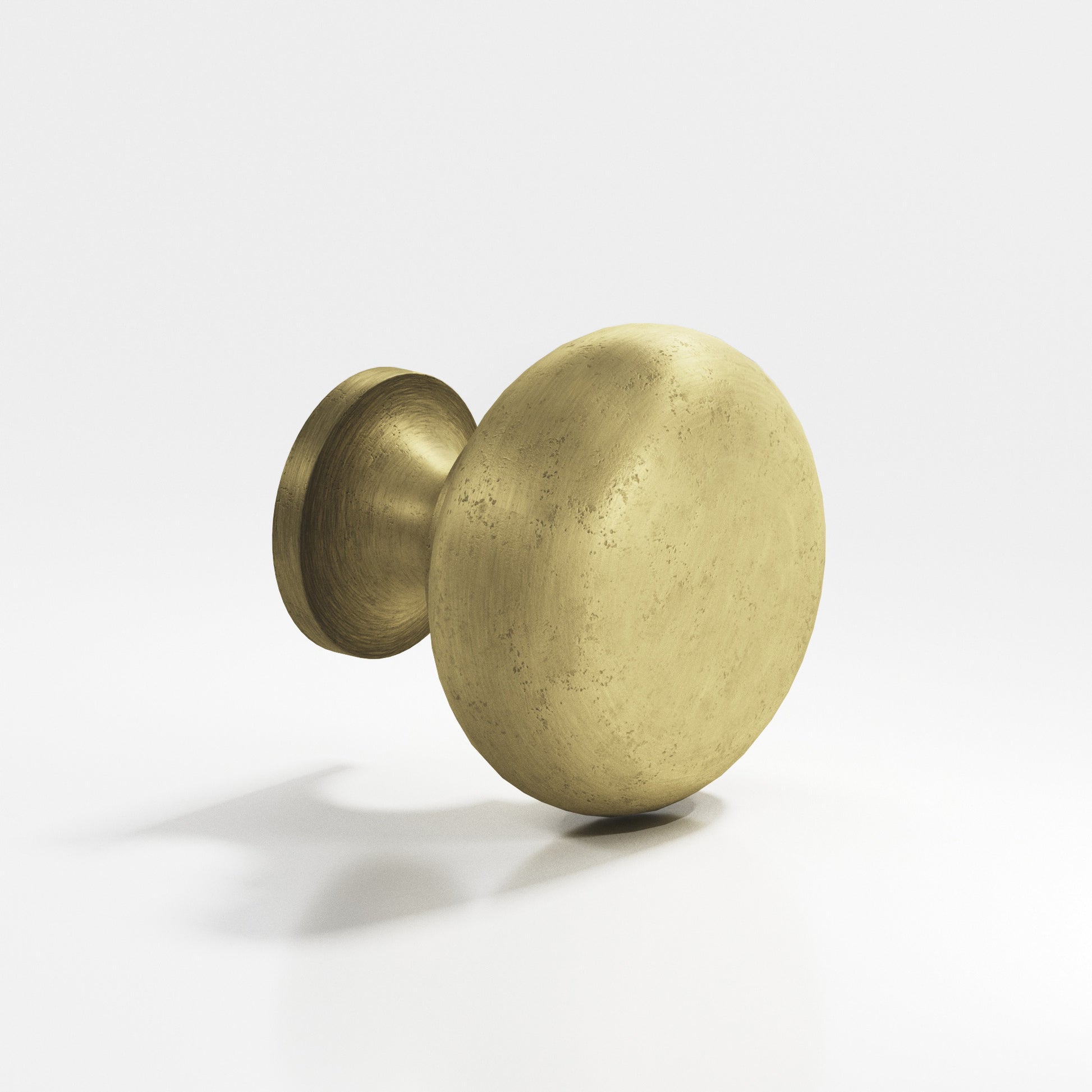 Colonial Bronze Series 193 1.5" Round Cabinet Knob Back-To-Back Shower Kit Distressed Antique Brass / 1.5"