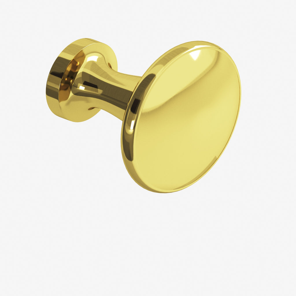 Colonial Bronze Series 137 1.0625" Round Cabinet Knob French Gold / 1.0625"