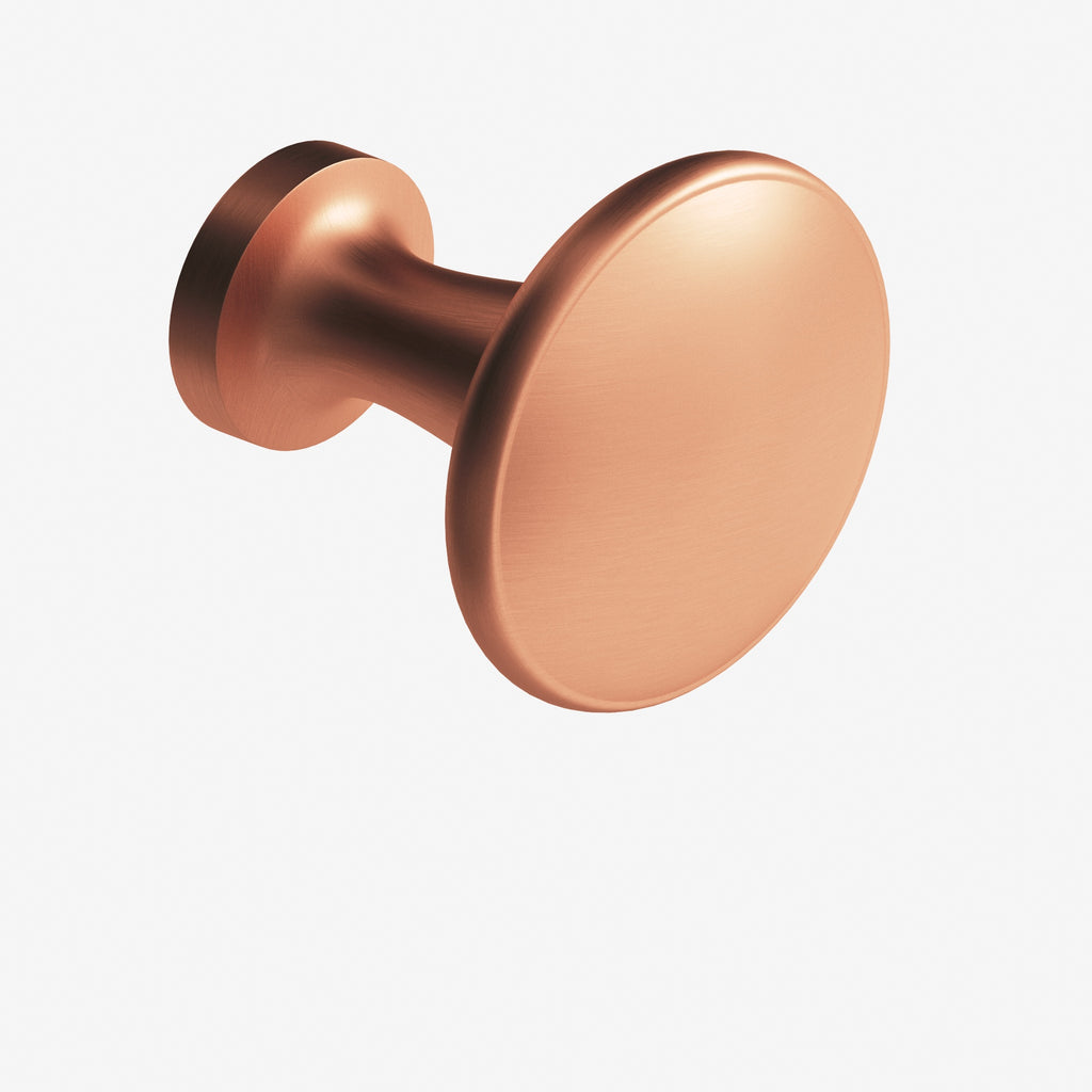 Colonial Bronze Series 137 1.0625" Round Cabinet Knob Matte Satin Copper / 1.0625"