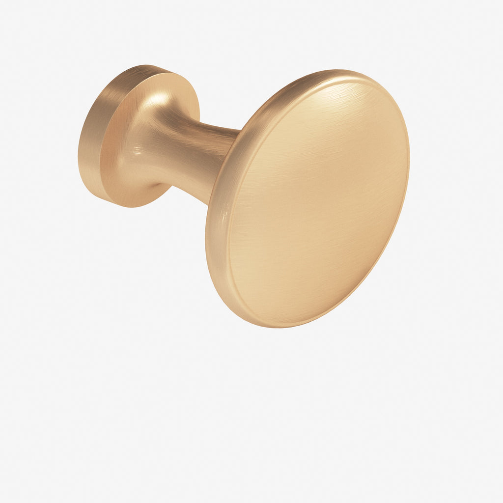 Colonial Bronze Series 140 1.375" Round Cabinet Knob Back-To-Back Shower Kit Matte Satin Bronze / 1.375"