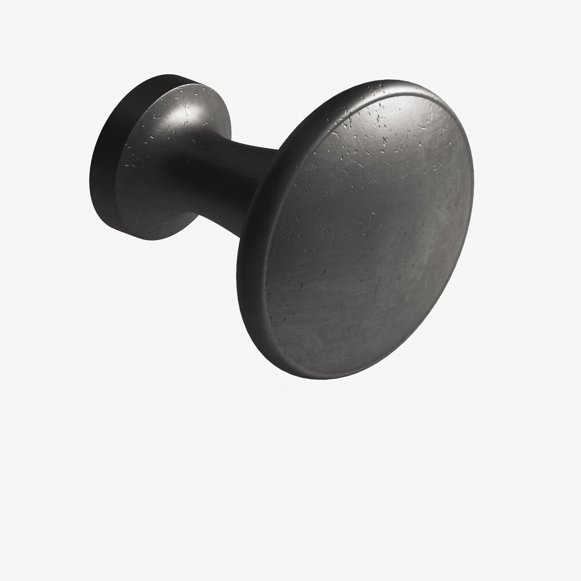 Colonial Bronze Series 137 1.0625" Round Cabinet Knob Distressed Satin Black / 1.0625"