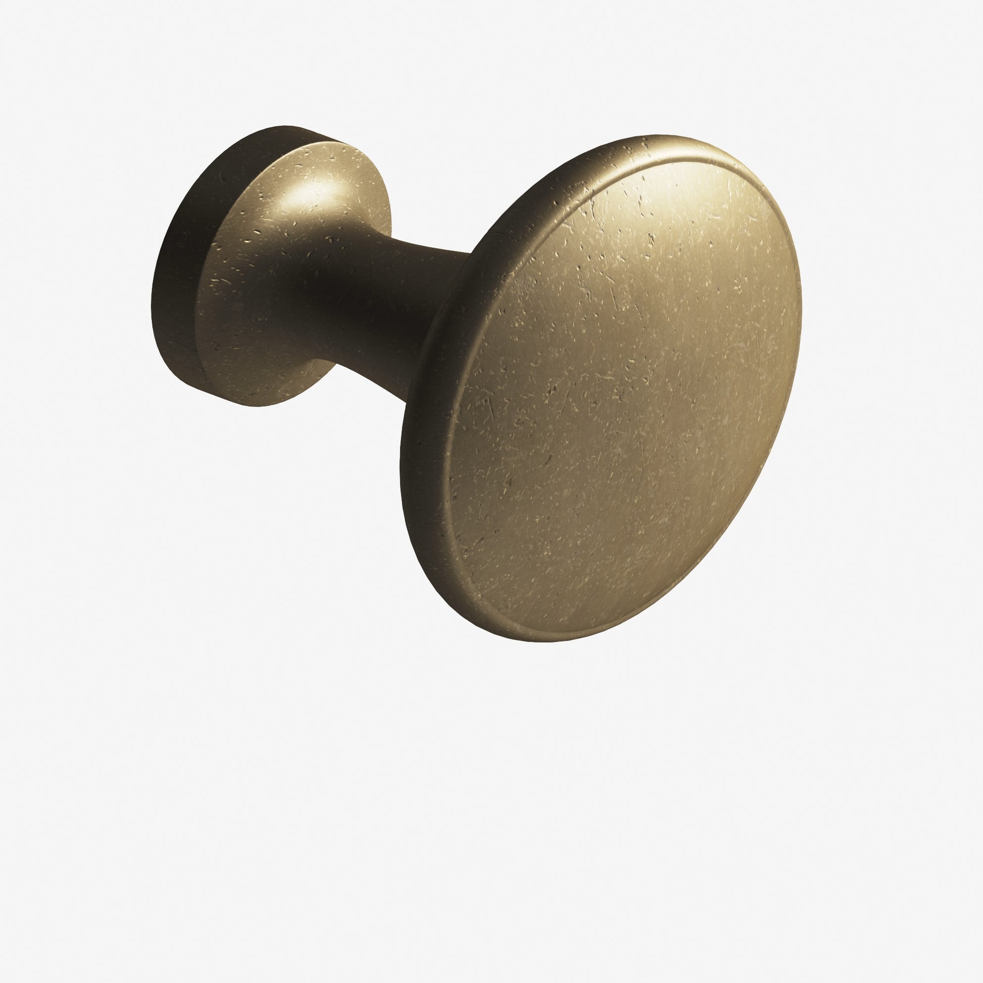 Colonial Bronze Series 140 1.375" Round Cabinet Knob Back-To-Back Shower Kit Distressed Oil Rubbed Bronze / 1.375"