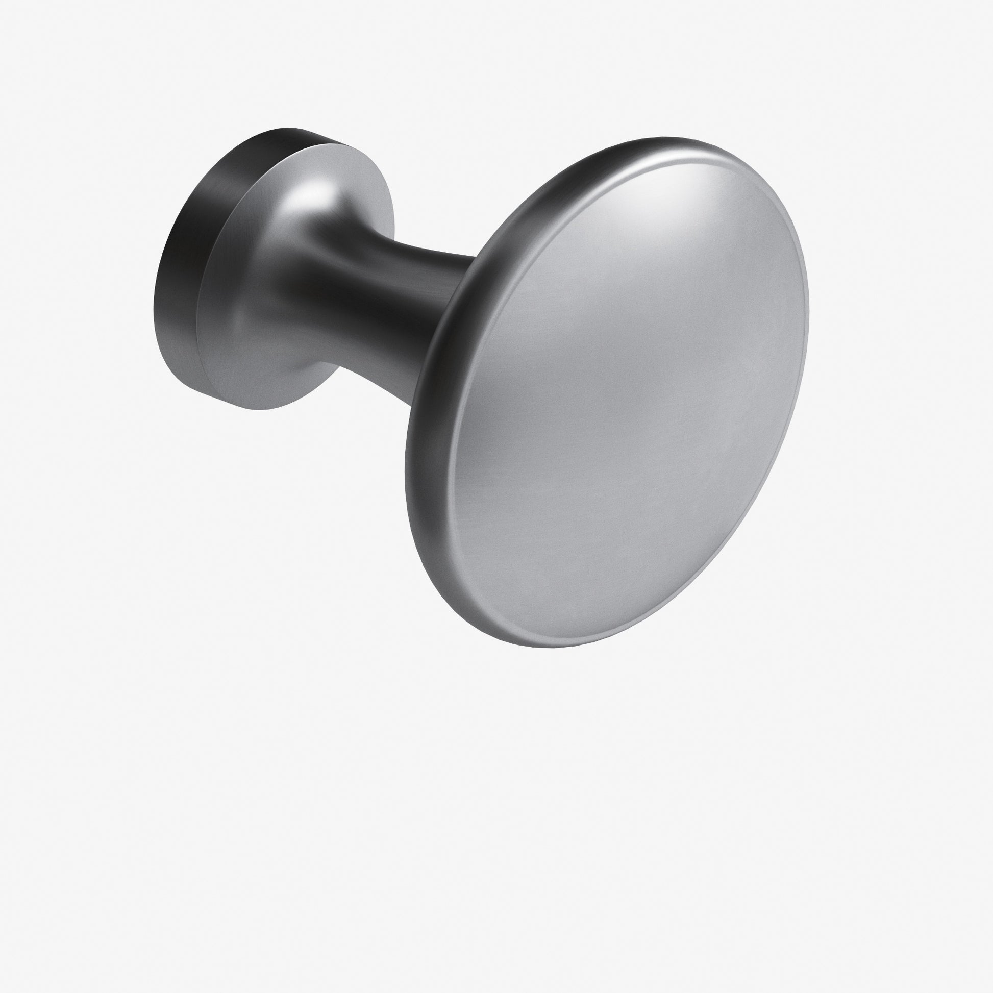Colonial Bronze Series 140 1.375" Round Cabinet Knob Back-To-Back Shower Kit Matte Satin Chrome / 1.375"
