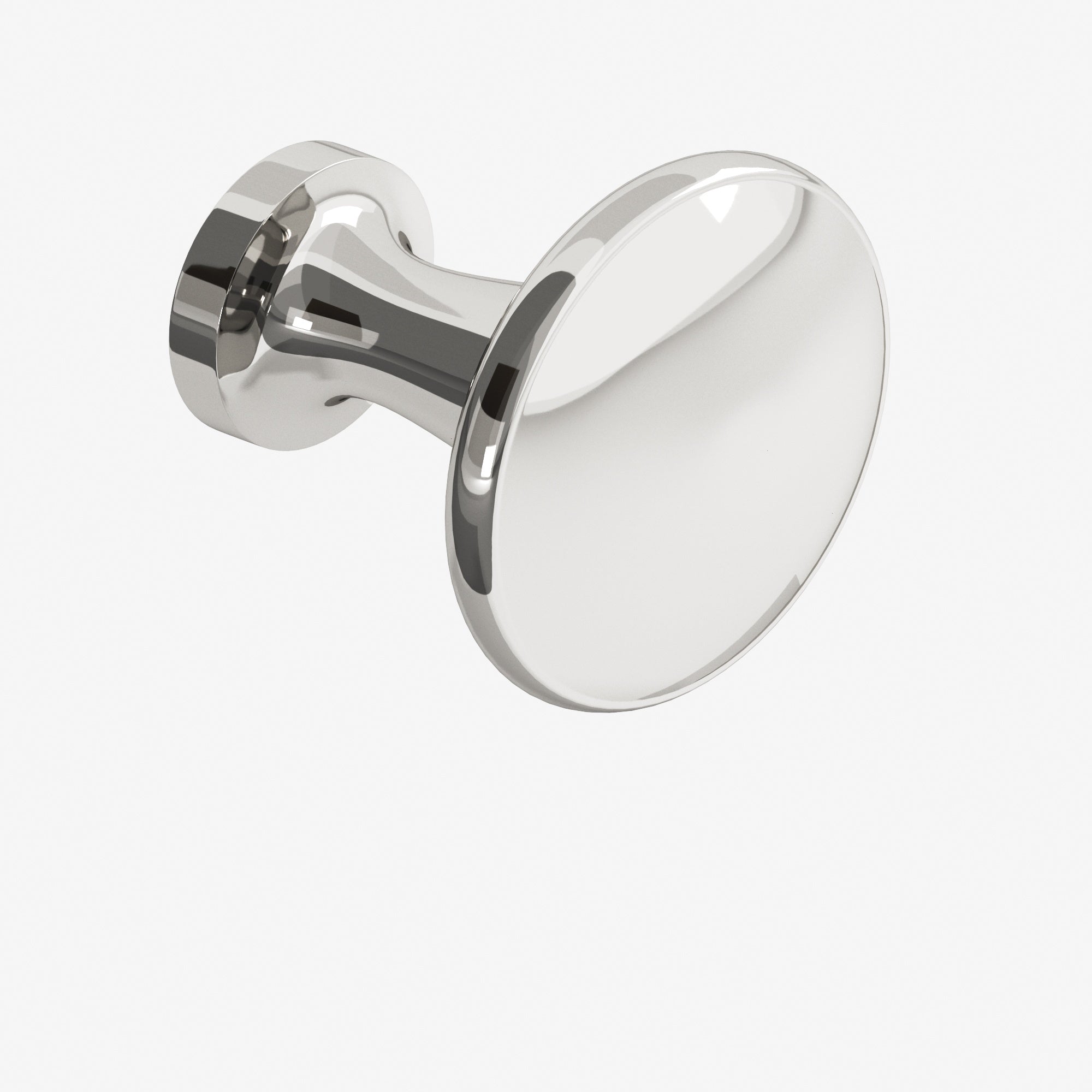 Colonial Bronze Series 140 1.375" Round Cabinet Knob Back-To-Back Shower Kit Polished Nickel / 1.375"