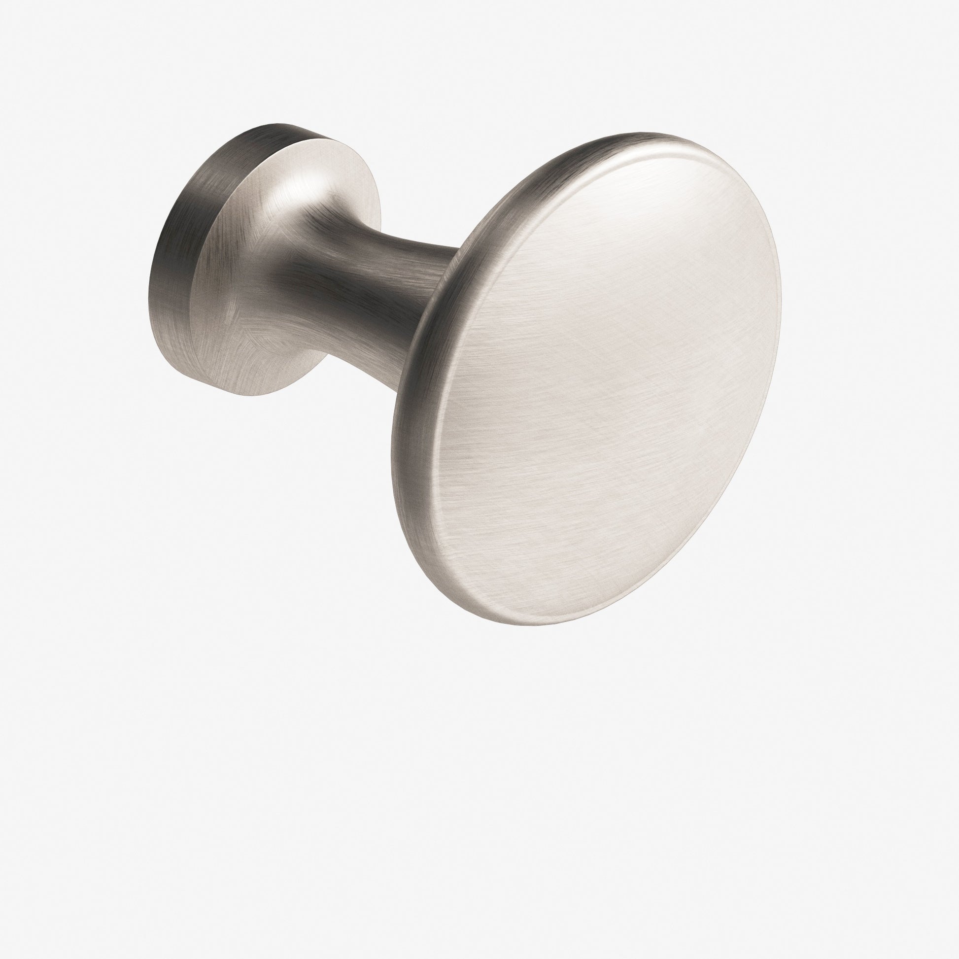 Colonial Bronze Series 140 1.375" Round Cabinet Knob Back-To-Back Shower Kit Matte Satin Nickel / 1.375"
