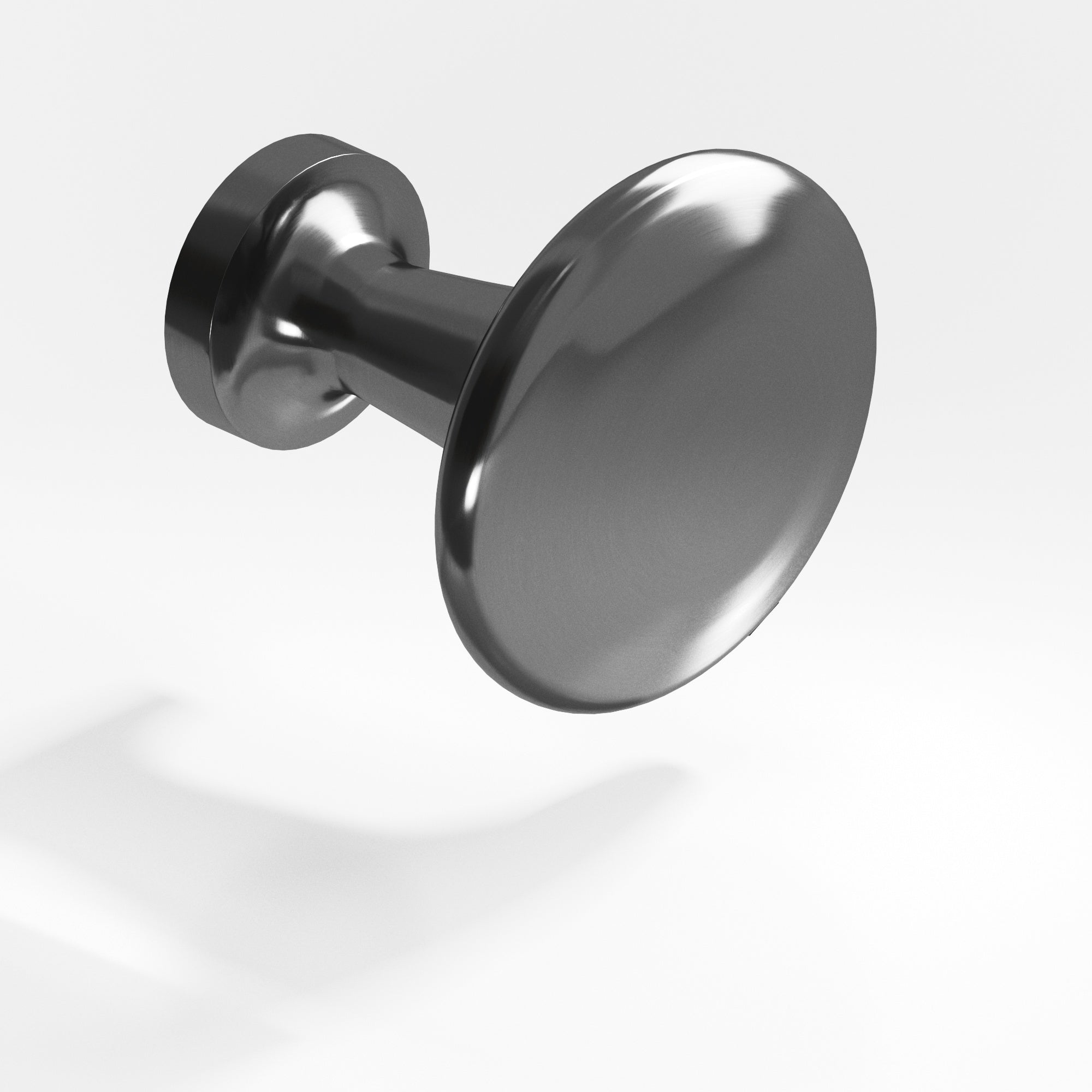 Colonial Bronze Series 140 1.375" Round Cabinet Knob Back-To-Back Shower Kit Graphite / 1.375"